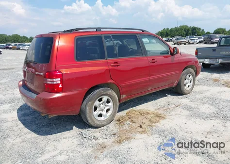 2003 Toyota Highlander из США, поврежденный, VIN JTEGD21A530072298